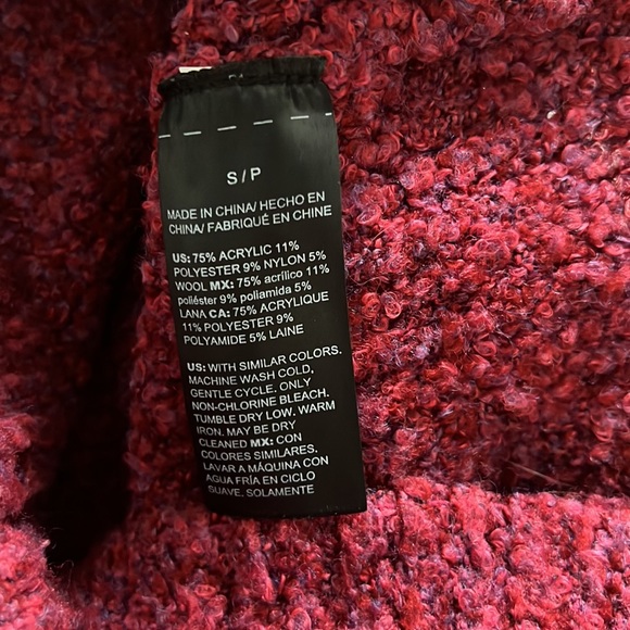 Whbm red sweater tunic s - Picture 13 of 13